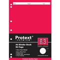 BOOK BINDER PROTEXT A4 8MM RULED WITH MARGIN 96PG PP COVER B3 PP64651B