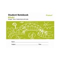 NOTEBOOK PRIMARY STUDENT NSW PROTEXT 175X240MM 12MM DOUBLE RULED WITH GUIDELINES 32PG PP COVER KHAKI NB90800