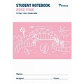 NOTEBOOK PRIMARY STUDENT NSW WRITER 250X175MM 3MM DOUBLE RULED 32PG ROSE PINK WB90000