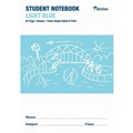 NOTEBOOK PRIMARY STUDENT NSW WRITER 250X175MM 12MM SINGLE RULEDPLAIN 64PG LIGHT BLUE WB91500