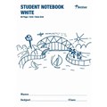 NOTEBOOK PRIMARY STUDENT NSW WRITER 250X175MM 5MM GRID 64PG WHITE WB91600