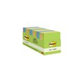 POSTIT NOTES 65418BRCP 76X76MM CABINET PACK JAIPUR ASSORTED PK18