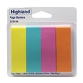 HIGHLAND PAGE MARKERS 67194A 4 ASSTD COLOURS