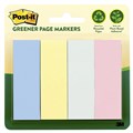 PAGE MARKERS POST IT 100 RECYCLED 6714RPA 23X73MM PASTEL ASSORTED