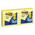 POST IT POP UP NOTES LINED 76X76MM R335YL YELLOW PK6