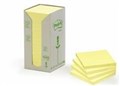 POSTIT NOTES 6541T 76X76MM RECYCLED YELLOW PK16