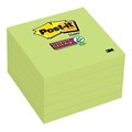 POST IT NOTES SUPER STICKY 76X76MM 6545SSLE LIMEADE PK5