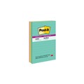 POST IT NOTES LINED SUPER STICKY 101X152MM 6603SSMIA MIAMI 90SHEETPAD PK3