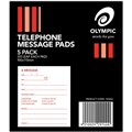 PAD TELEPHONE MESSAGE OLYMPIC 100X115MM 50 LEAF