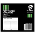 PAD PETTY CASH VOUCHER 100X120MM 50 LEAF PK5