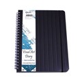 VISUAL ART DIARY QUILL 10204 PP A4 120 PAGE BLACK