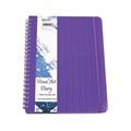 VISUAL ART DIARY QUILL 10206 PP A4 120 PAGE VIOLET