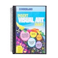 DIARY VISUAL ART WITH BLACK INSERT COVER CUMBERLAND 3009 A5 125GSM 120PG