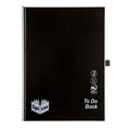 TO DO BOOK SPIRAX P704 A4 140 PAGE BLACK PP COVER