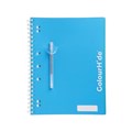 NOTEBOOK SPIRAL COLOURHIDE 1716601H A4 LECTURE 200PG BLUE