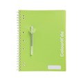 NOTEBOOK SPIRAL COLOURHIDE 1716604H A4 LECTURE 200PG GREEN