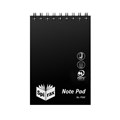 NOTEBOOK SPIRAL SPIRAX PP POCKET 77X112MM P560 96PG BLACK