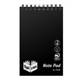 NOTEBOOK SPIRAL SPIRAX PP REPORTERS 127X200MM P563B 300PG BLACK