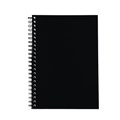 NOTEBOOK SPIRAL SPIRAX 512 A4 HARDCOVER BLACK