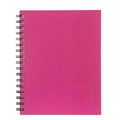 NOTEBOOK SPIRAL SPIRAX 512 A4 HARDCOVER PINK