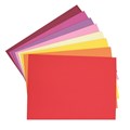 BOARD COLOURFUL DAYS CLBWARM 510X640MM 200GSM WARM TONES ASSTD PK50