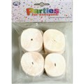STREAMER CREPE ALPEN P4 WHITE PK4 ROLLS