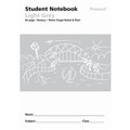 NOTEBOOK NSW PRIMARY STUDENT WRITER BOTANY 250X175MM 10MM SINGLE RULED PP COVER LIGHT GREY 64PG NPT16