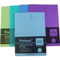 EXERCISE BOOK PROTEXT A4 96PG QLD RULED YEAR 34  MARGIN NB5078