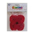 STREAMER CREPE ALPEN P4 SCARLET PK4 ROLLS