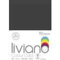 BOARD LIVIANO LIGHT CARD 0419190 A4 180GSM BLACK PK10