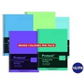 NOTEBOOK SPIRAL PROTEXT A5 PP 205X147MM 100PG NB2030MIX PK10