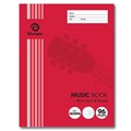 BOOK MUSIC TUDOR 225X175MM FEINTSTAVE 96PG M2896