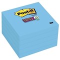 POST IT NOTES SUPER STICKY 76X76MM 6545SSBE ELECTRIC BLUE