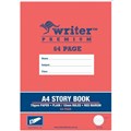 WRITER PREMIUM EB6527 A4 STORY BOOK 64PG 23 PLAIN 13 12MM SOLID RULED  MARGIN
