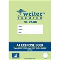 BOOK EXERCISE WRITER PREMIUM A4 96PG 8MM EB6557 RULED GREEN PAPER