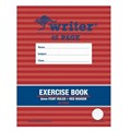 BOOK EXERCISE WRITER 225X175MM 48PG STAPLED 8MM RULED E2848