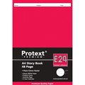 EXERCISE BOOK PROTEXT PREMIUM PP64211 A4 48PG 12MM PLAIN RULED STORY BOOK 13 RULED 23 PLAIN PP COVER