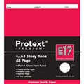 EXERCISE BOOK PROTEXT PREMIUM PP69211 23 A4 48PG 12MM PLAIN RULED STORY BOOK 13 RULED 23 PLAIN PP COVER