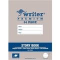 BOOK STORY WRITER PREMIUM 330x240MM 64PG TOP 12 PLAIN BOTTOM 12 18MM SOLID RULED  MARGIN EB6549