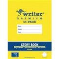 BOOK STORY WRITER PREMIUM 330X240MM 64PG TOP 12 PLAIN BOTTOM 12 24MM SOLID RULED  MARGIN EB6550