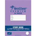 WRITER PREMIUM 330X240MM STORY BOOK 64PG TOP 12 PLAIN BOTTOM 12 RULED 18MM DOTTED THIRDS  MARGIN EB6595