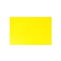 SIGN BOARD QUILL 97830 PP 5MM 500X770MM YELLOW PK5