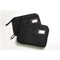 CONFERENCE SATCHEL MARBIG FABRIC ZIPPERED BLACK