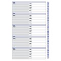 REFILL DAYPLANNER DK1001 DESK 7RING AZ TABS