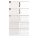 REFILL DAYPLANNER SL4002 SLIMLINE SPIRAL TELEPHONEADDRESS