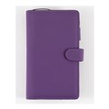 ORGANISER DAYPLANNER SL7055 SLIMLINE SPIRAL PU SNAP CLOSURE PURPLE