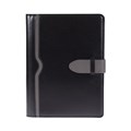 ORGANISER DAYPLANNER DKHSU3 DESK PROFESSIONAL HARD COVER PU STRAP CLOSURE BLACK
