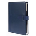 ORGANISER DAYPLANNER DKHSU3 DESK PROFESSIONAL HARD COVER PU STRAP CLOSURE NAVY