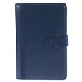ORGANISER DAYPLANNER PRHSU3 PERSONAL PROFESSIONAL HARD COVER PU STRAP CLOSURE NAVY
