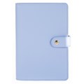 ORGANISER DAYPLANNER PRHTU3 PERSONAL FASHION HARD COVER PU SNAP CLOSURE LIGHT BLUE